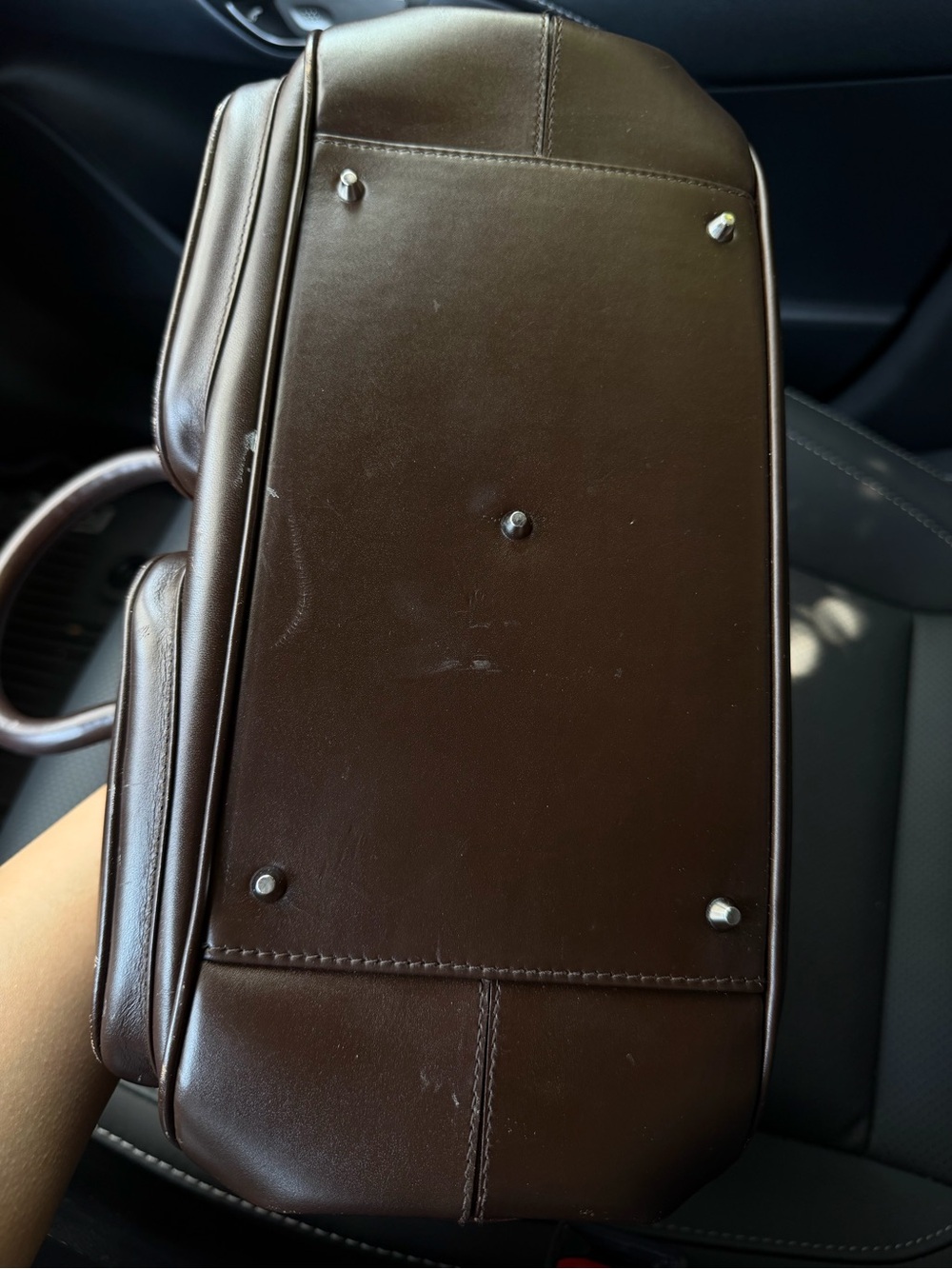 Rare Christian Dior Detective Bag Brown Leather Galliano Era C&D Charm Y2K - Picture 9 of 16